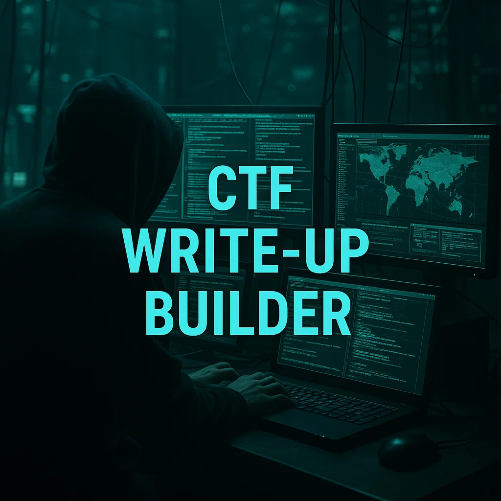 CTF Write-up Builder: Creador de Writeups con funcionalidades avanzadas