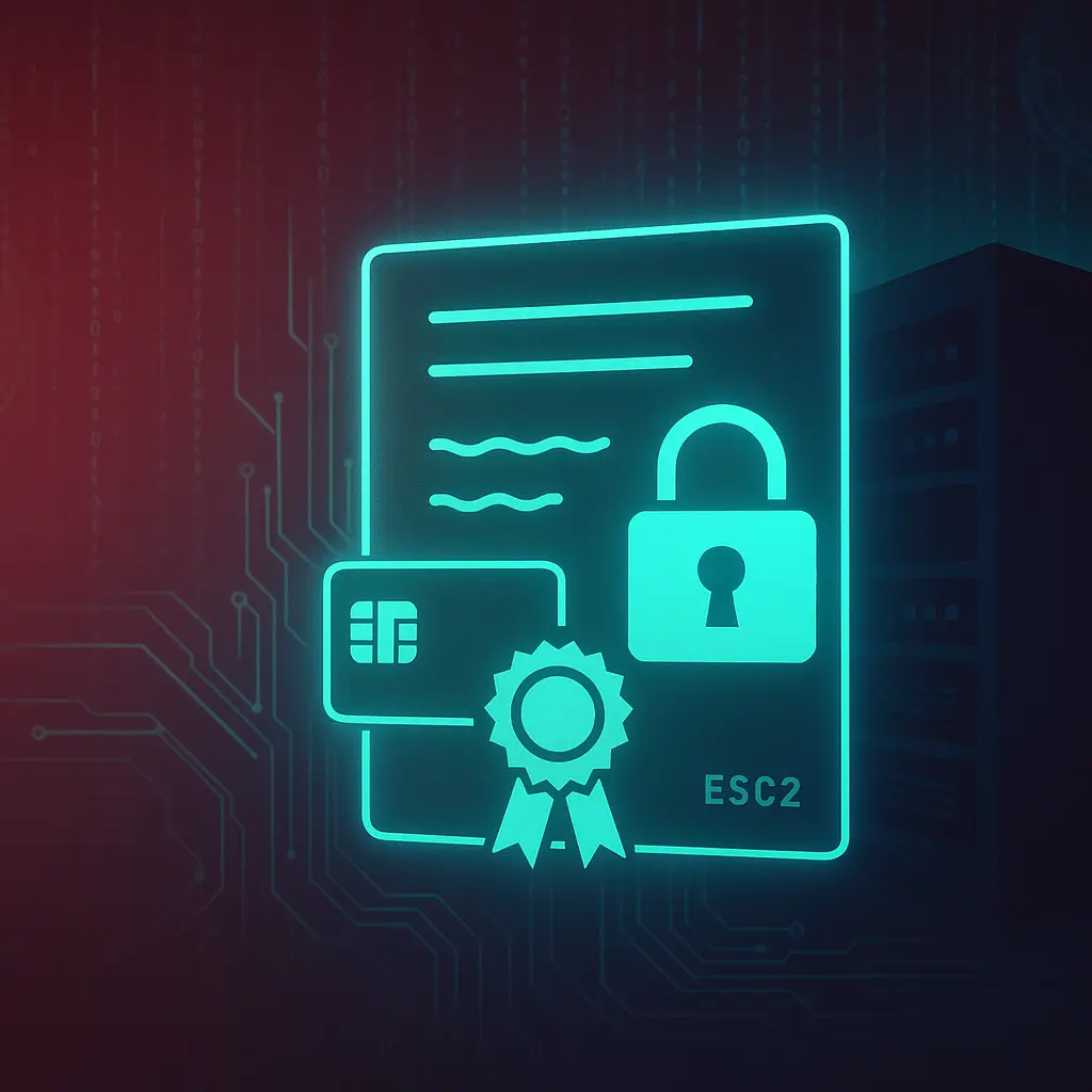 Active Directory Certificate Services (AD CS) – ESC2