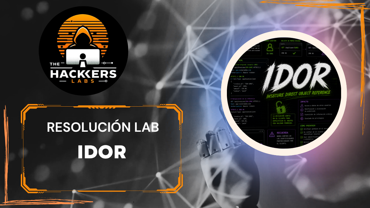 Resolución del LAB – IDOR: escalada al panel de admin en Hackers Labs Store